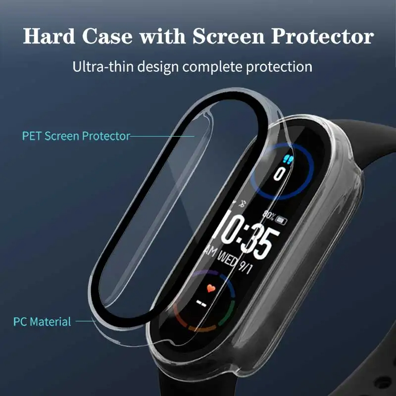 Tempered Glass+PC Case For Xia - Garmin Smartwatch Accessories ulasan dan harga