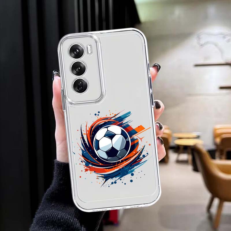 Football Art Pattern Phone Cas - Oppo A78 ulasan dan harga