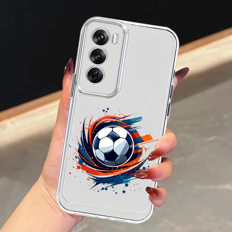 Football Art Pattern Phone Cas - Oppo A78 ulasan dan harga