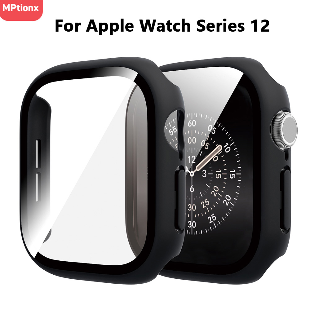 Tempered Glass+Cover For Apple - Apple Smartwatch Accessories ulasan dan harga