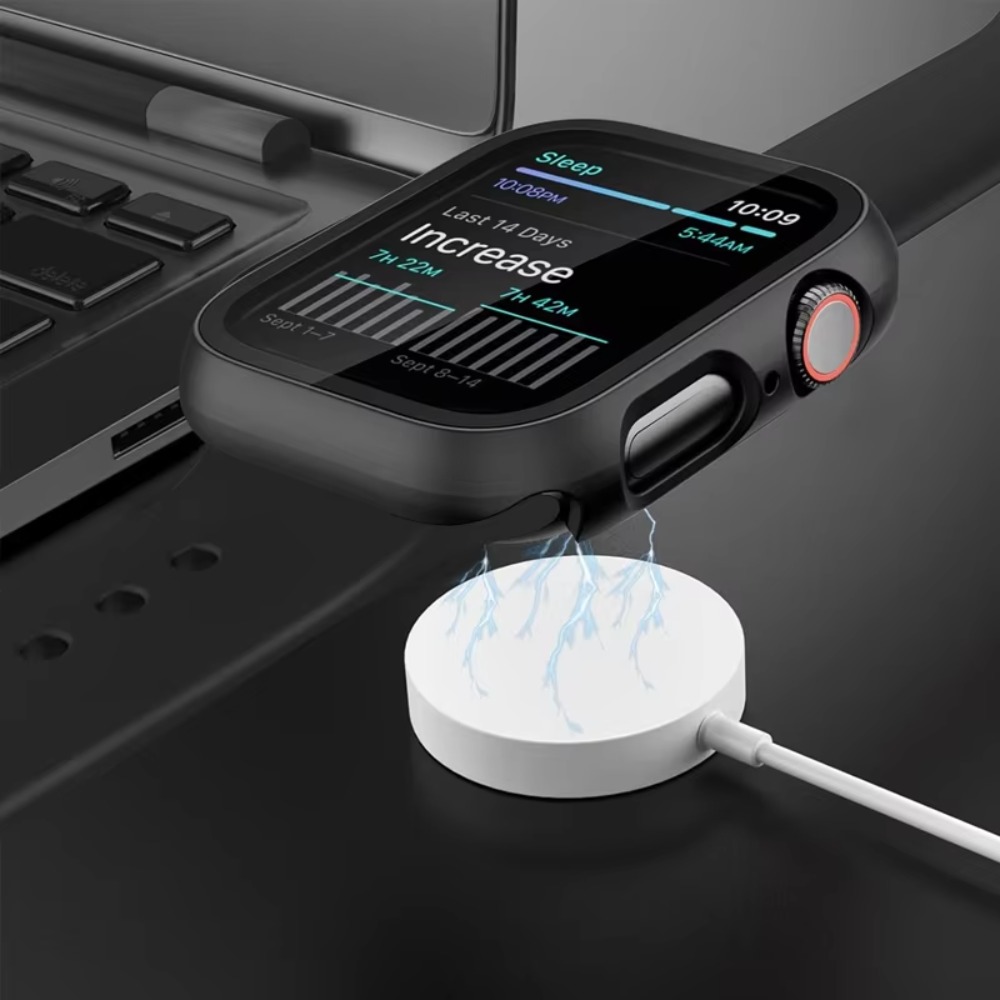 Tempered Glass+Cover For Apple - Apple Smartwatch Accessories ulasan dan harga