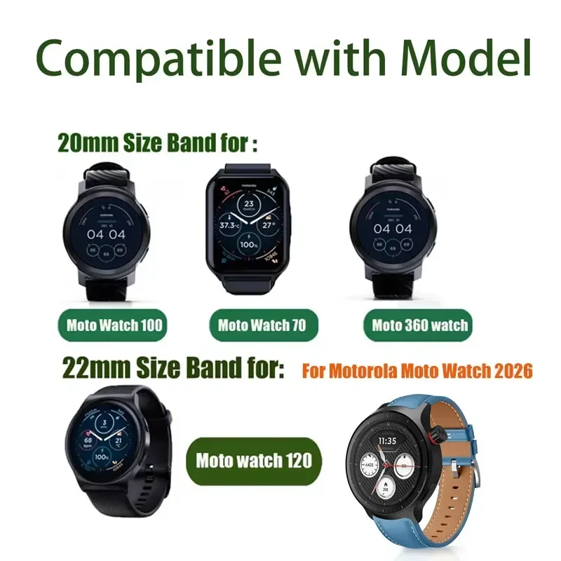 20mm 22mm Breathable Two-Tone  - Motorola Smartwatch Accessories ulasan dan harga