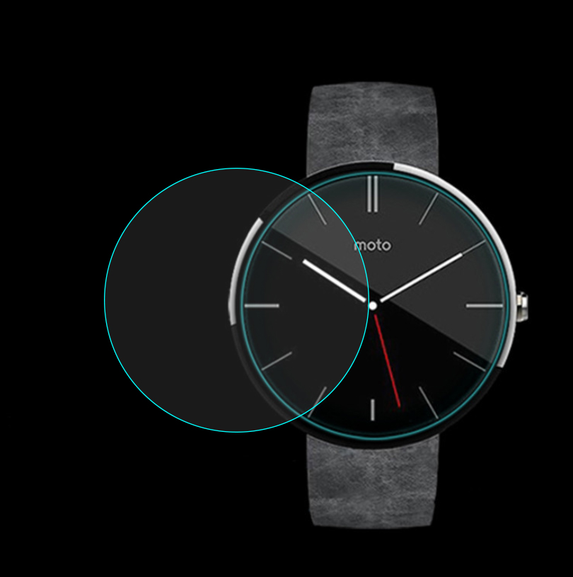 5Pcs Tempered Glass Protective - Motorola Smartwatch Accessories ulasan dan harga