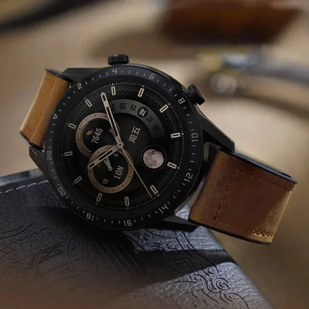Soft Leather Strap for Motorol - Motorola Smartwatch Accessories ulasan dan harga