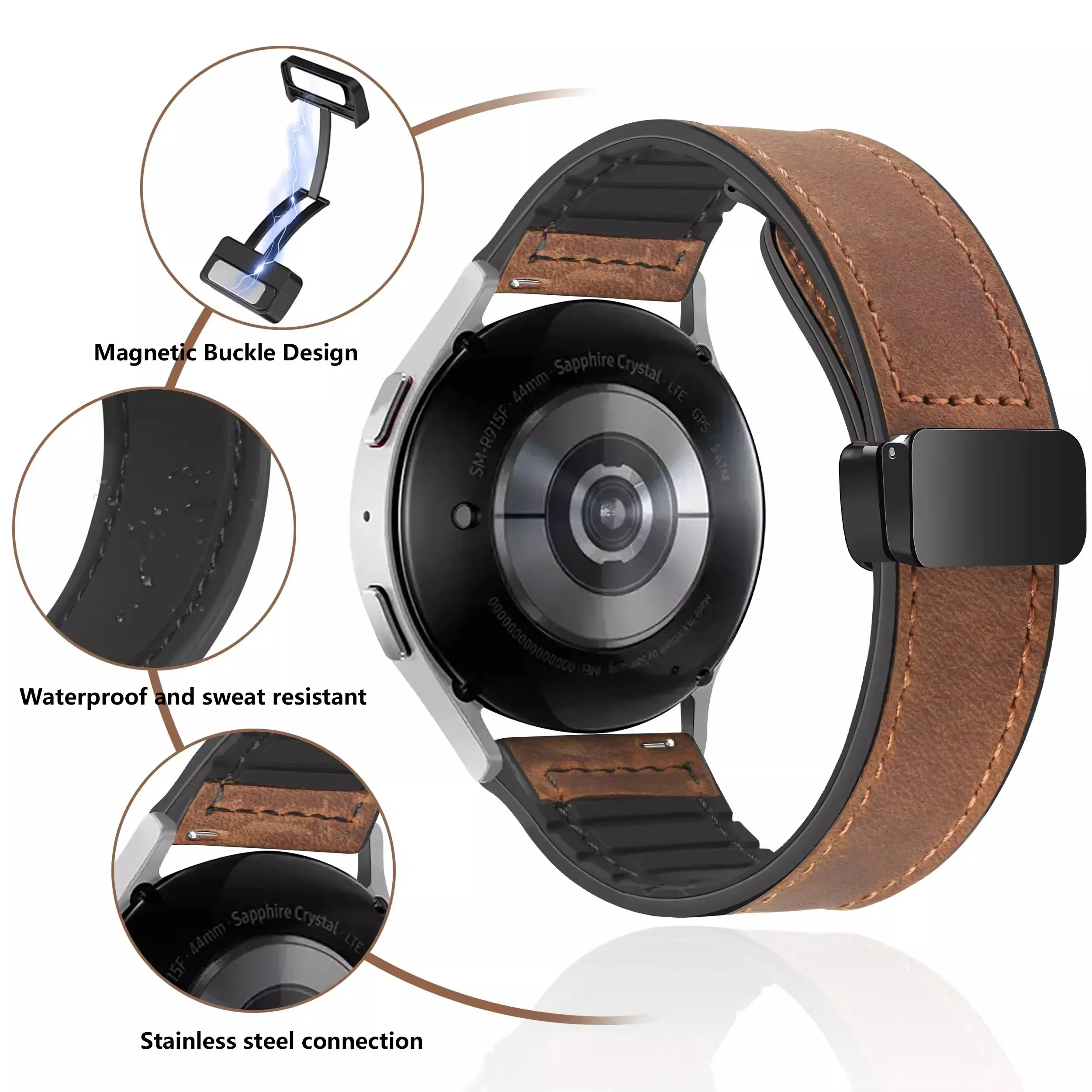 Soft Leather Strap for Motorol - Motorola Smartwatch Accessories ulasan dan harga