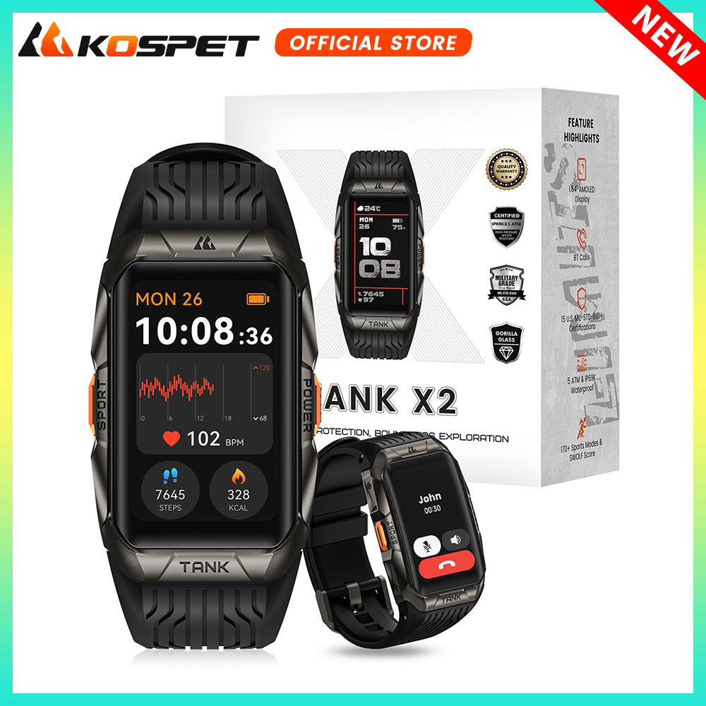 KOSPET TANK X2 Smart Watch For - Smartwatch Faces ulasan dan harga