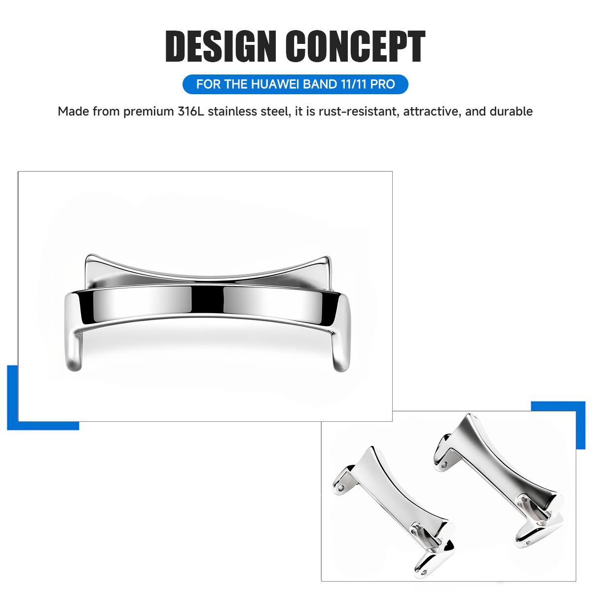 2pcs Adapter for Huawei Watch  - Watch Band Connector ulasan dan harga