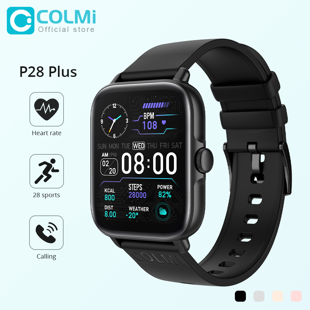 COLMI P28 Plus Bluetooth Answe - Smartwatch Faces ulasan dan harga